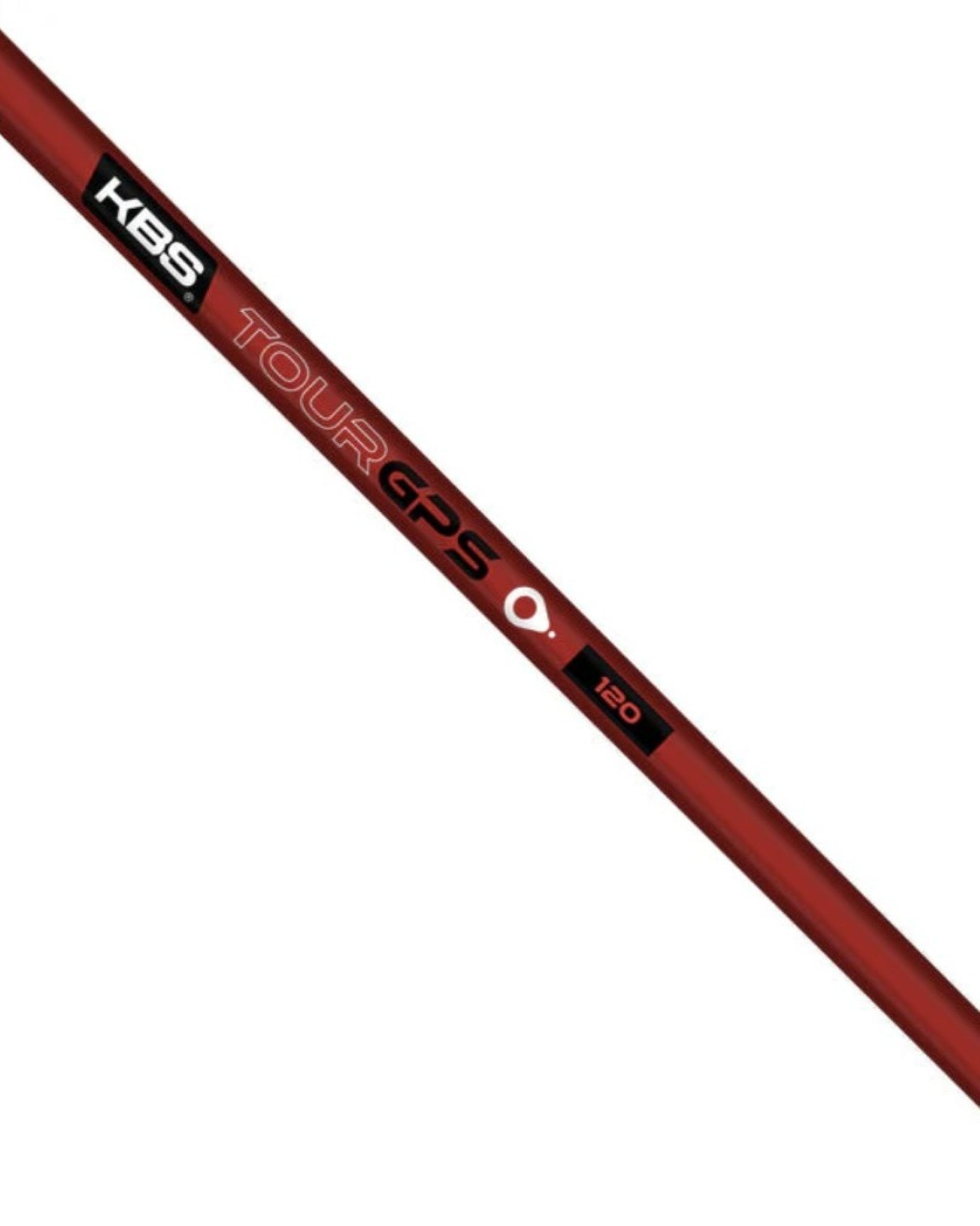 KBS GPS Graphite Putter Shaft - Red Matte
